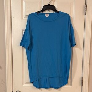 Blue Lularoe Short Sleeve Tunic